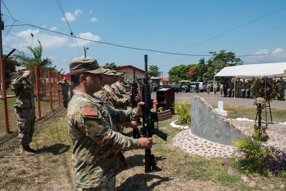JTF-Bravo honors Staff Sgt. Randall J. Harris during Memorial Day ceremony