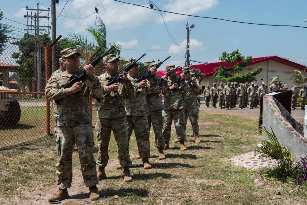 JTF-Bravo honors Staff Sgt. Randall J. Harris during Memorial Day ceremony