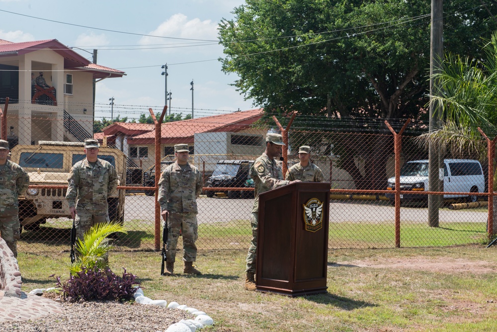 JTF-Bravo honors Staff Sgt. Randall J. Harris during Memorial Day ceremony