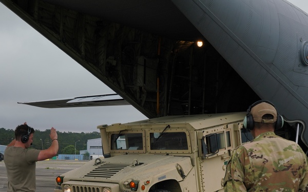 Flying Jennies provide airlift, airdrop during Voyager Shield
