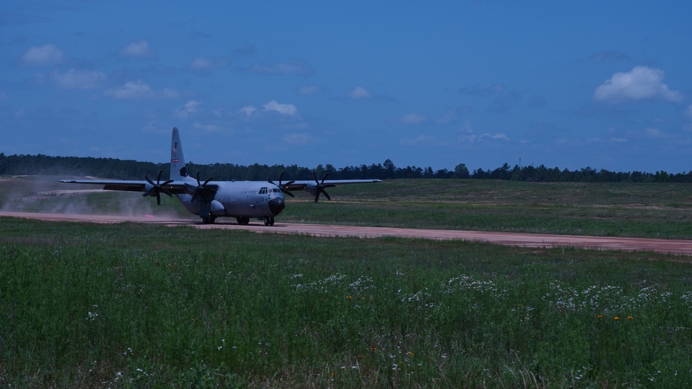 Flying Jennies provide airlift, airdrop during Voyager Shield