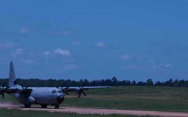 Flying Jennies provide airlift, airdrop during Voyager Shield