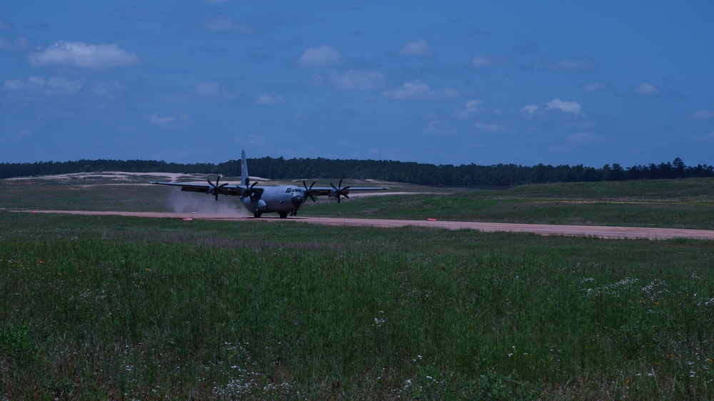 Flying Jennies provide airlift, airdrop during Voyager Shield
