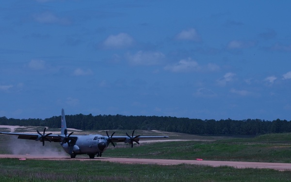 Flying Jennies provide airlift, airdrop during Voyager Shield