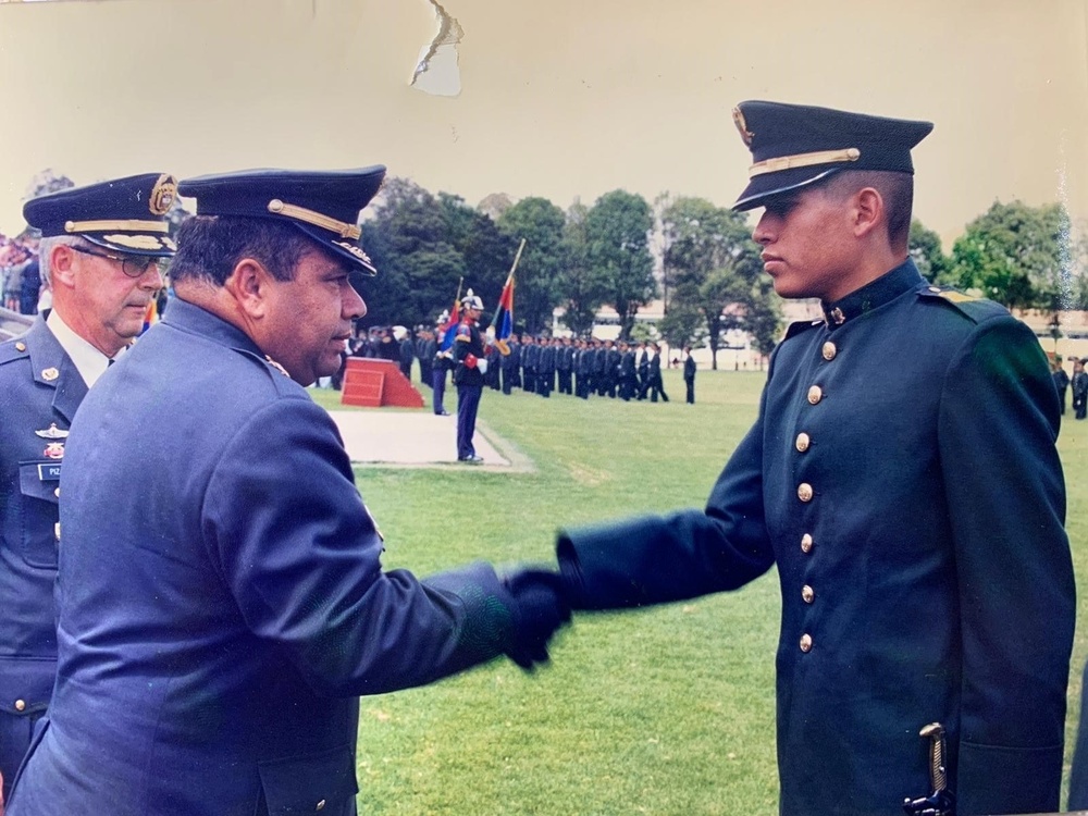 Native Colombian pursues dream as Army aviator