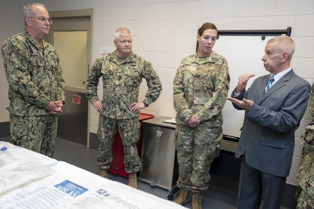 Navy Surgeon General Visit Joint Base San Antonio