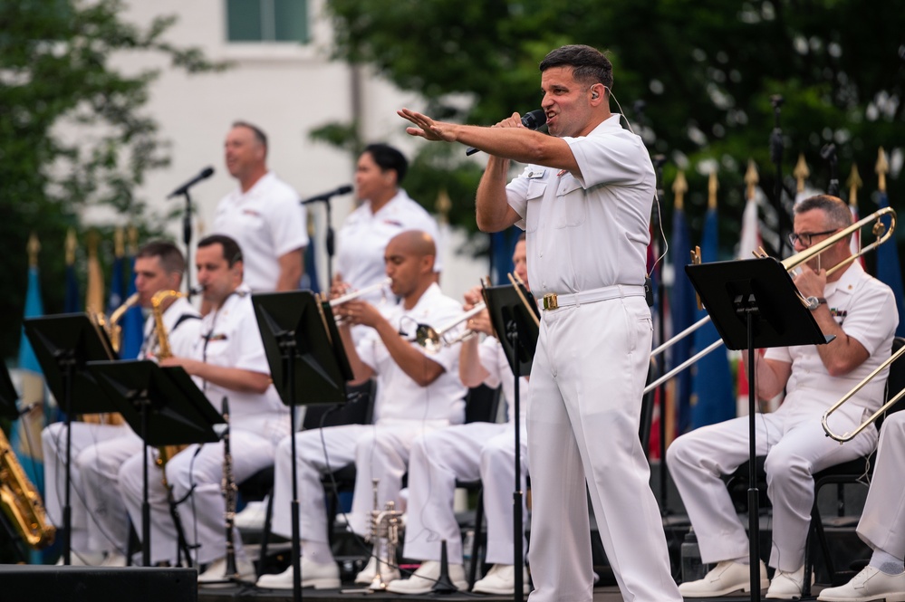 U.S. Navy Band performs at Washington Navy Yard