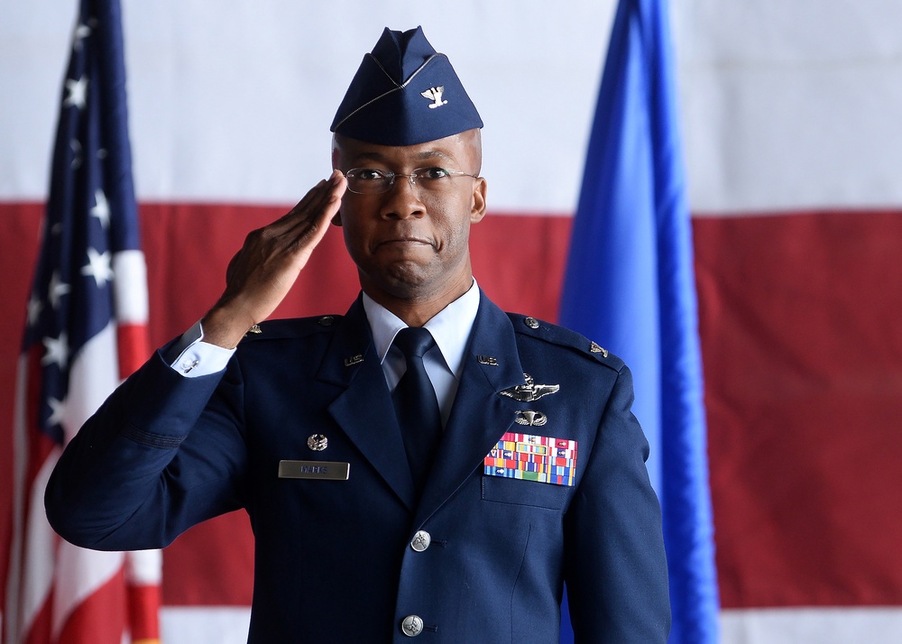 First salute as commander
