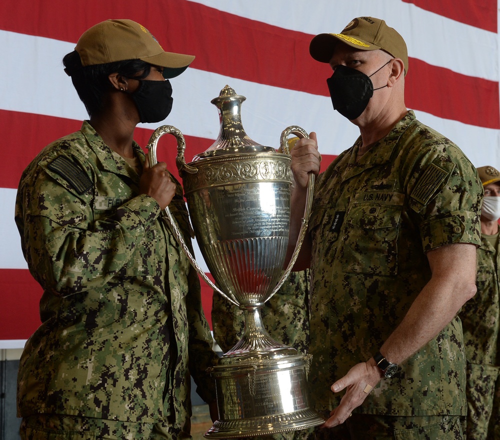 USS Harry S. Truman (CVN 75) is Presented the Battenberg Cup