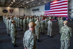 USS Harry S. Truman (CVN 75) is Presented The Battenberg Cup