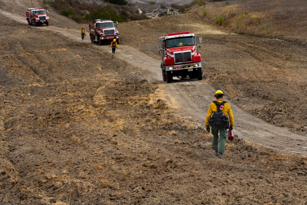 DVIDS Images Pendleton firefighters ignite brush during prescribed