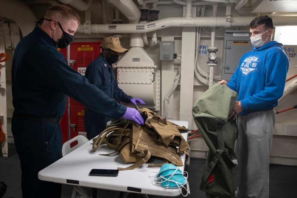 11th MEU conducts Evacuation Control Center Training aboard USS Portland