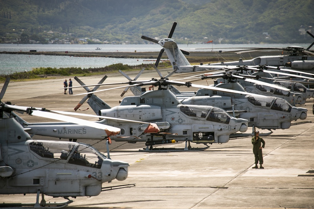 Birds of a Feather: HMLA-367 &amp; HMH-463 Conduct Joint Squadron Training Flight