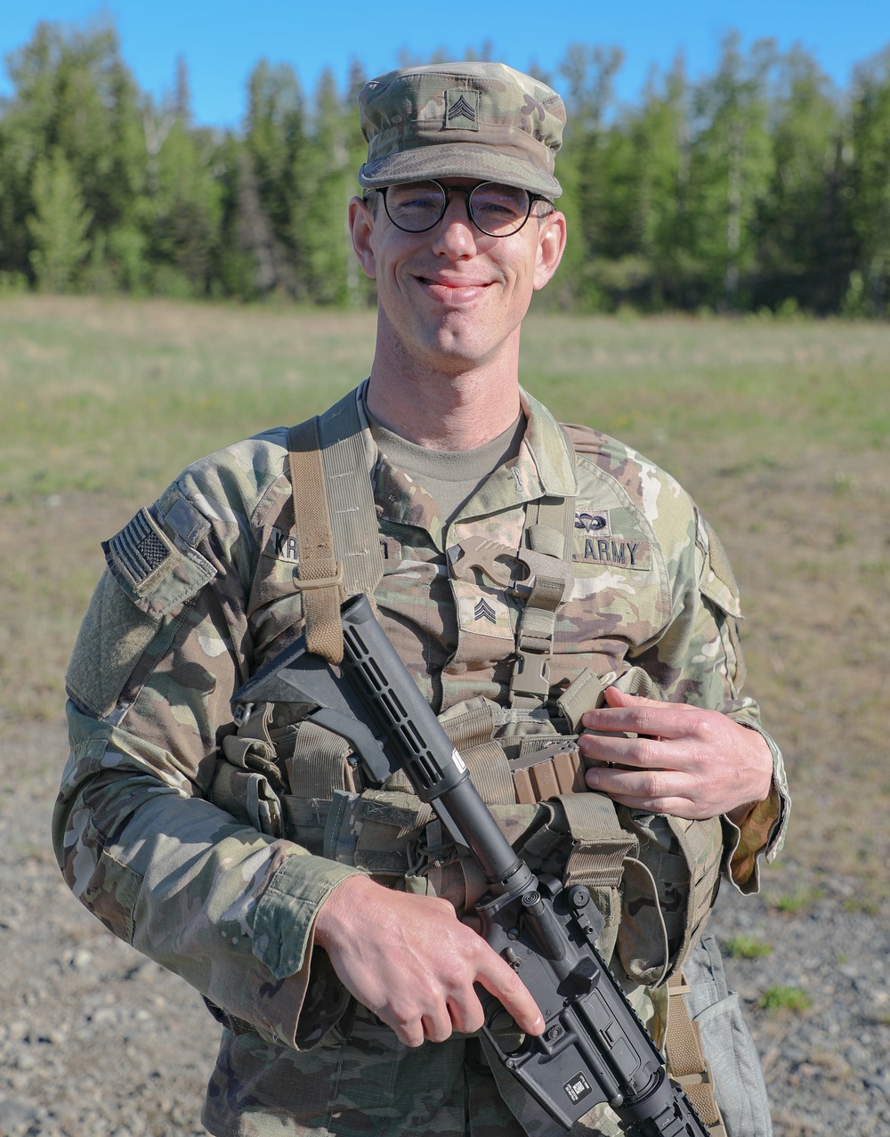 USARPAC BWC 2021: Alaska, USARAK Soldier competes in Land Navigation (Sgt. Adam Krauland )