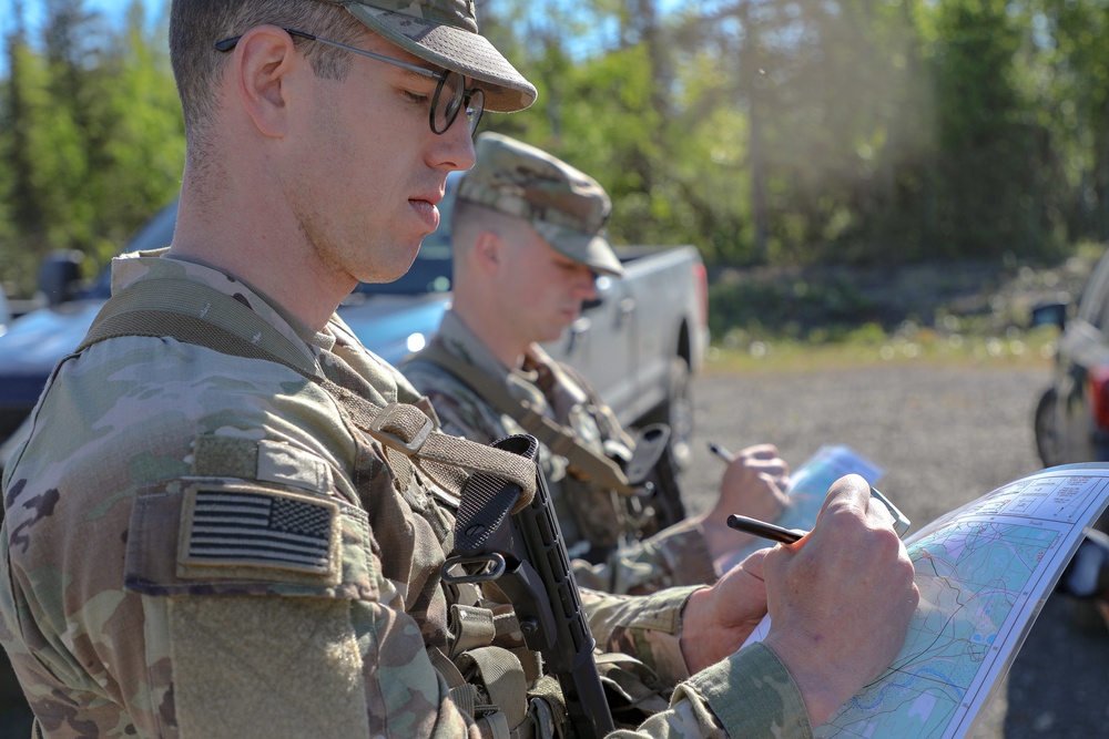 USARPAC BWC 2021: Alaska, USARAK Soldiers take notes for Land Navigation