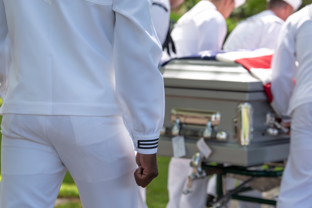 Funeral for USS Oklahoma sailor accounted for from WWII – GM3C Shelby Treadway