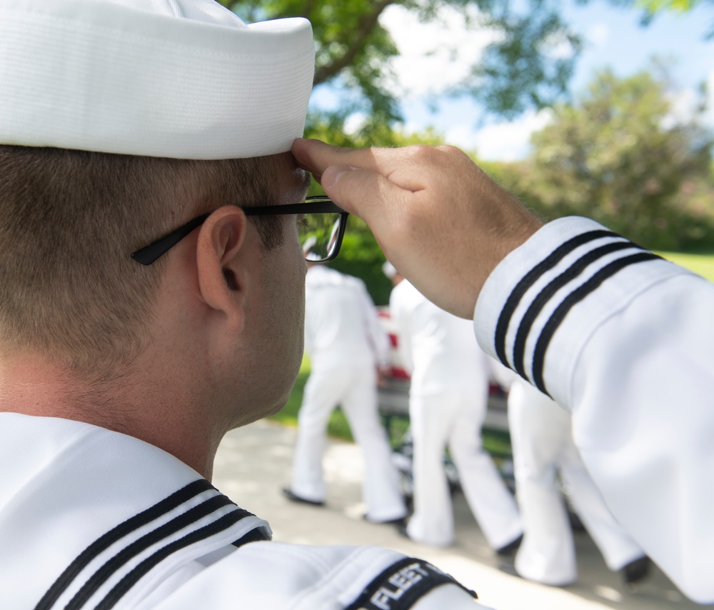 Funeral for USS Oklahoma sailor accounted for from WWII – GM3C Shelby Treadway