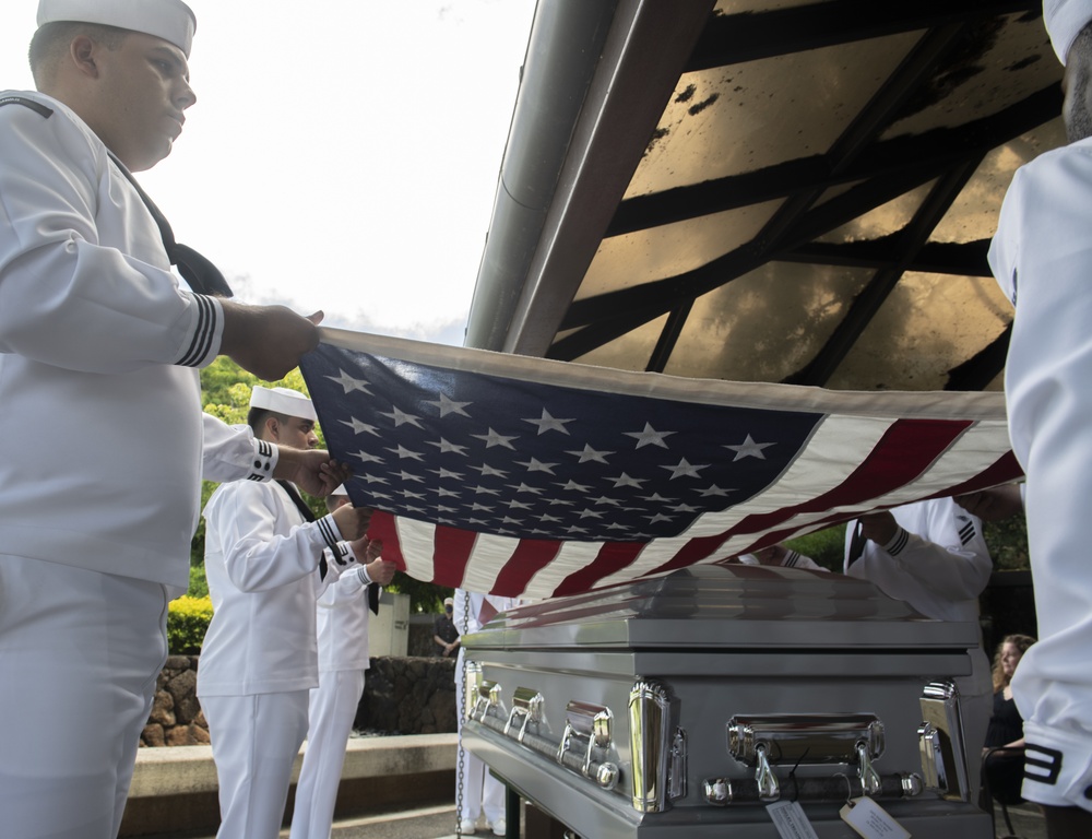 Funeral for USS Oklahoma sailor accounted for from WWII – GM3C Shelby Treadway