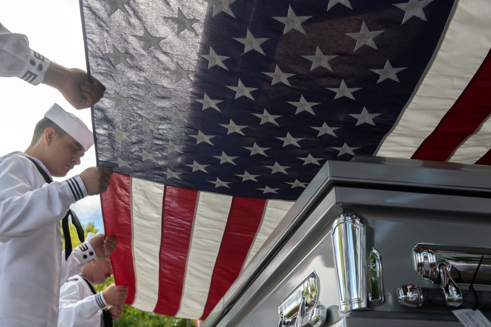 Funeral for USS Oklahoma sailor accounted for from WWII – GM3C Shelby Treadway