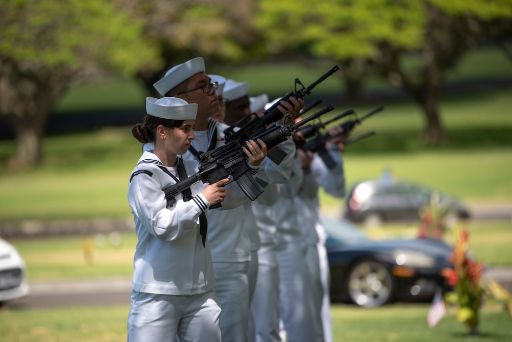 Funeral for USS Oklahoma sailor accounted for from WWII – GM3C Shelby Treadway