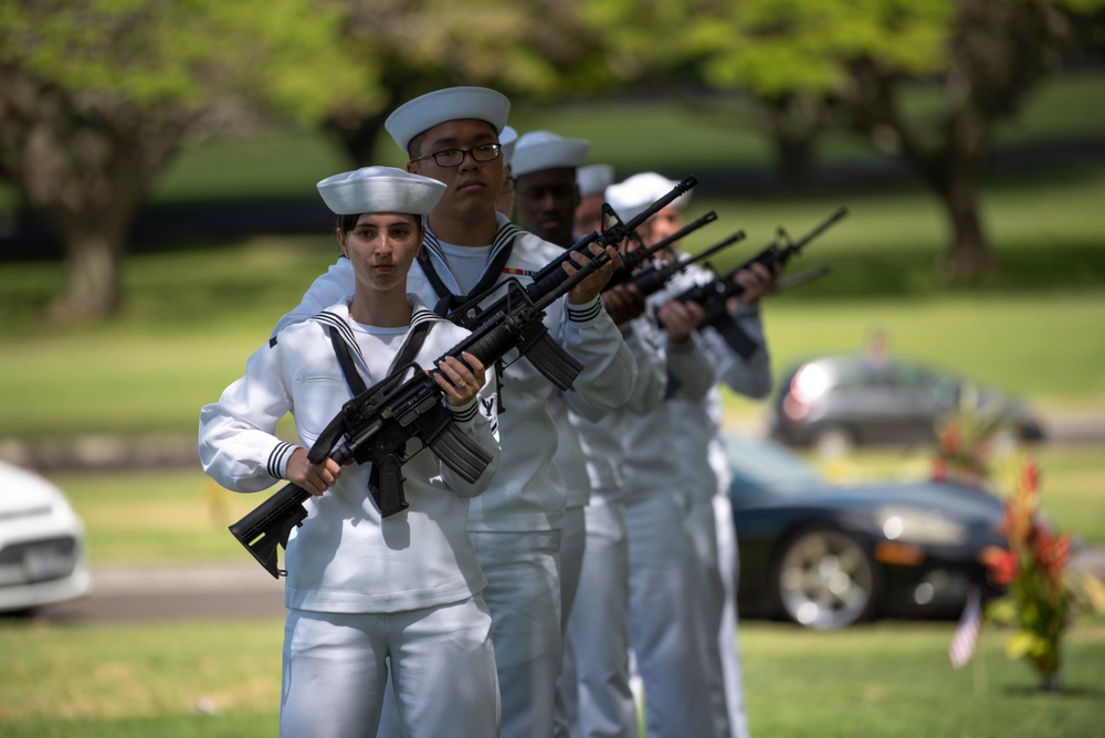 Funeral for USS Oklahoma sailor accounted for from WWII – GM3C Shelby Treadway