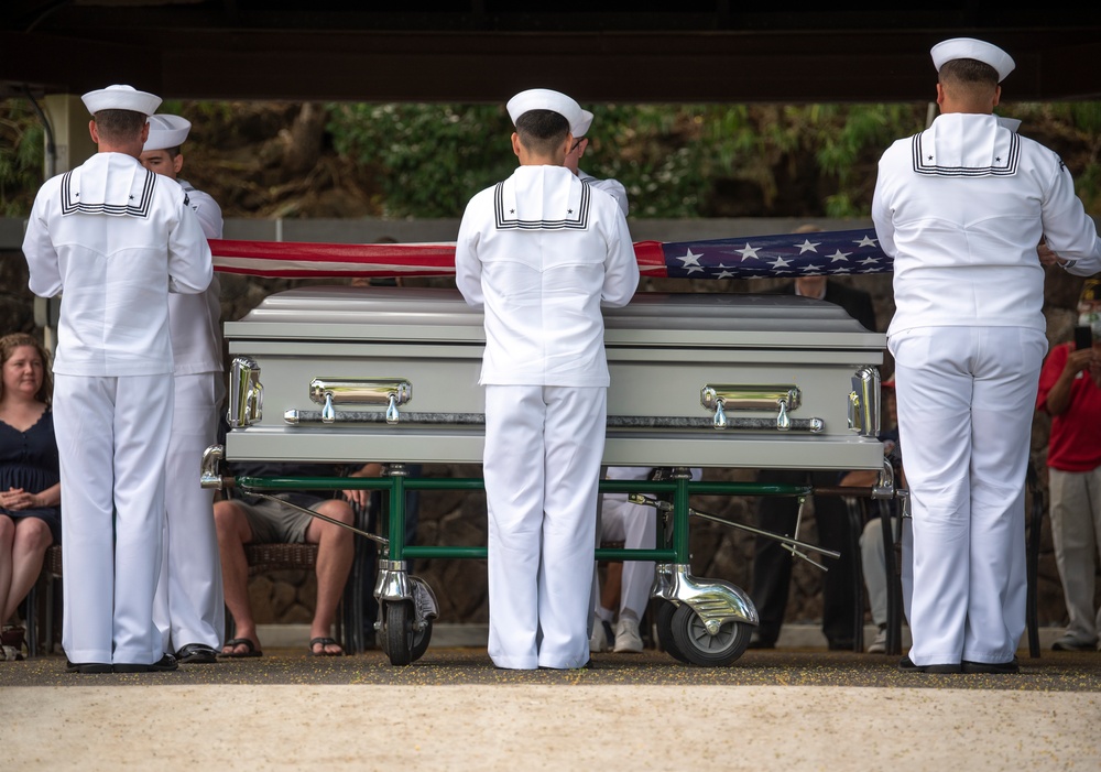 Funeral for USS Oklahoma sailor accounted for from WWII – GM3C Shelby Treadway