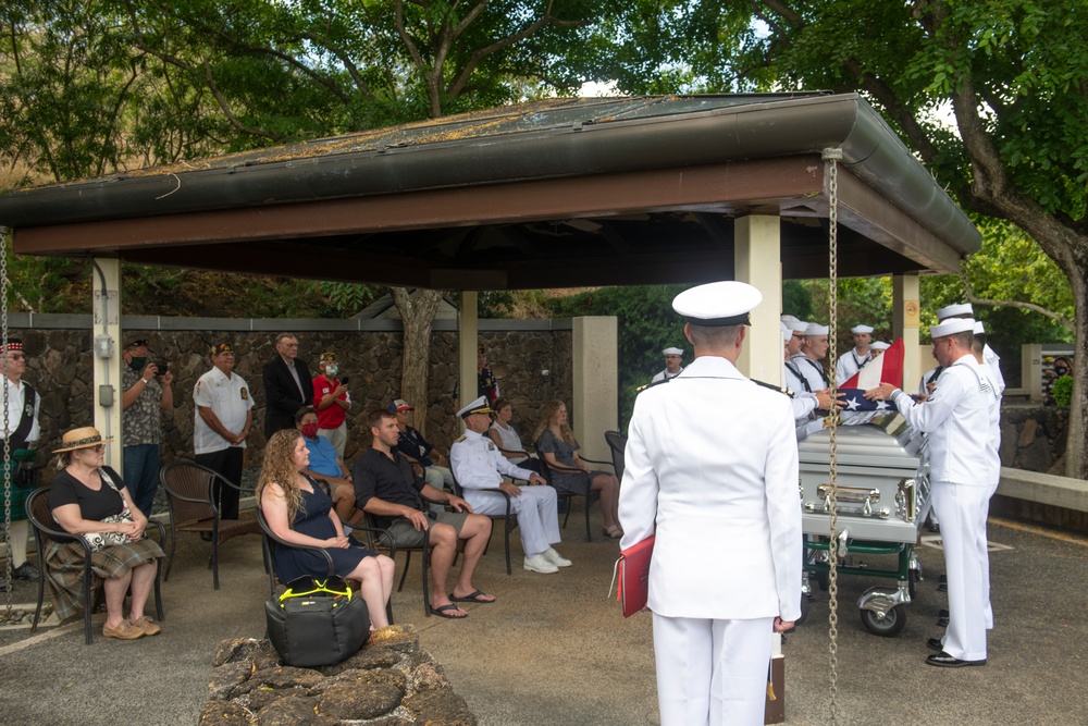 Funeral for USS Oklahoma sailor accounted for from WWII – GM3C Shelby Treadway