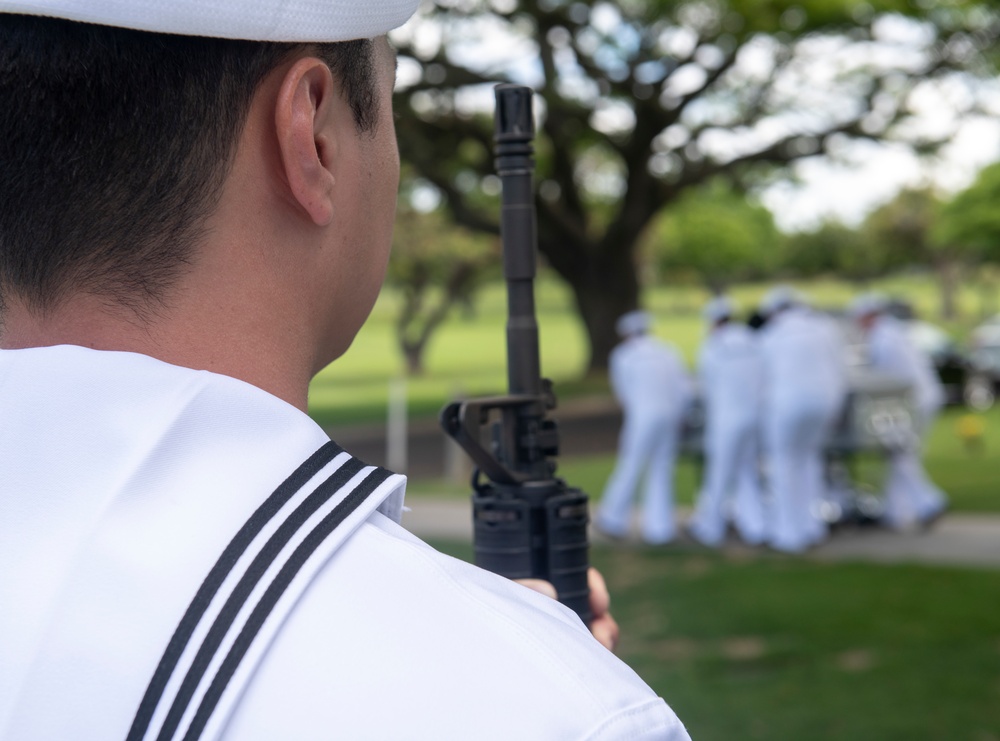 Funeral for USS Oklahoma sailor accounted for from WWII – GM3C Shelby Treadway
