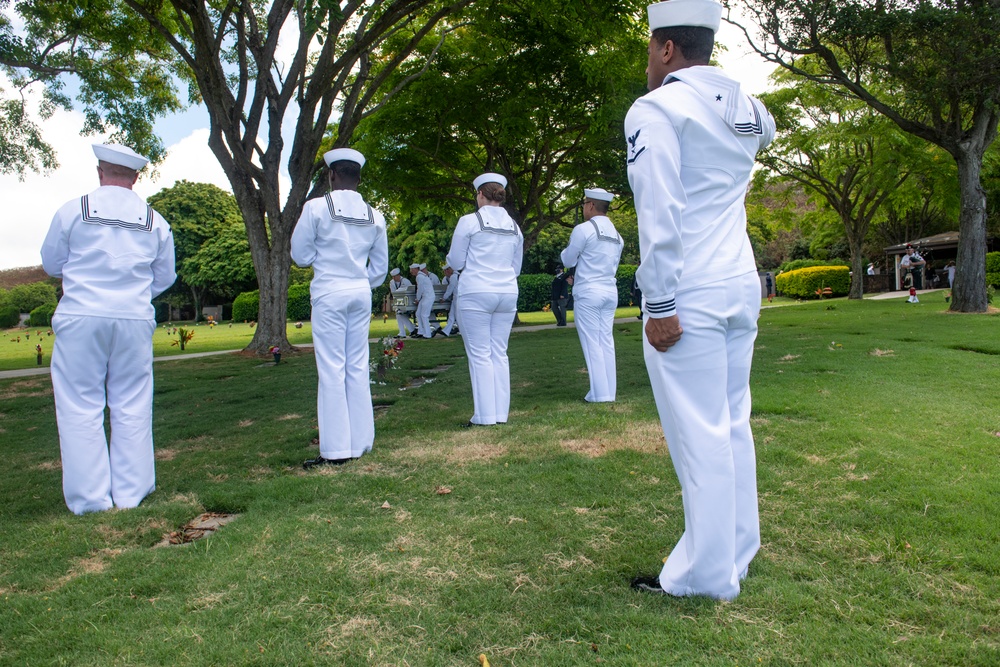 Funeral for USS Oklahoma sailor accounted for from WWII – GM3C Shelby Treadway