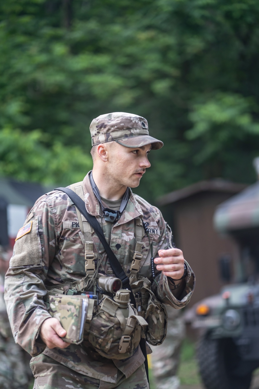USARPAC BWC 2021: South Korea, Eighth Army, Spc. Seth Piotti completes Land Navigation competition