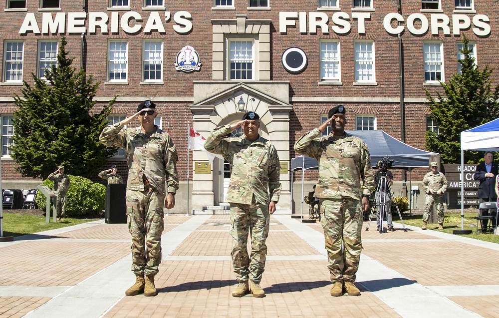 America's First Corps Relinquishment of Command