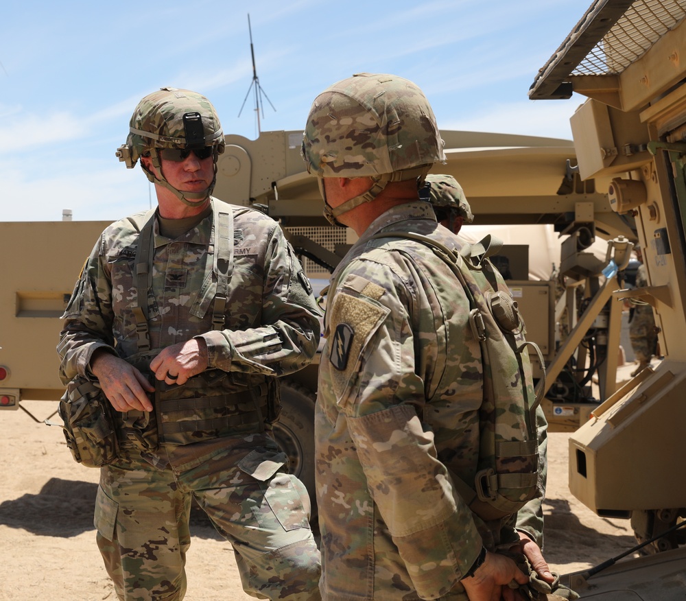 MS TAG and Senior Leaders Visit 155 ABCT at NTC