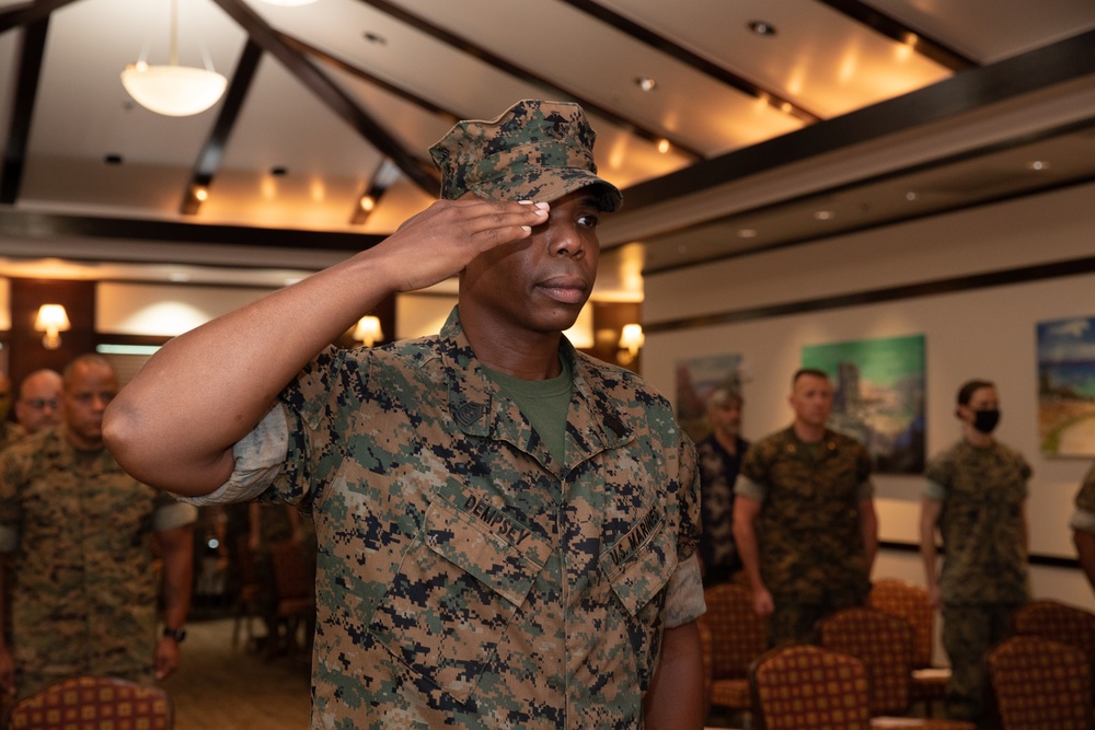 Master Sgt. Dempsey retirement ceremony