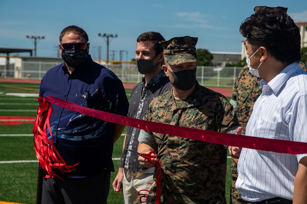 DVIDS Images First Marine Corps AstroTurf field opens on Okinawa
