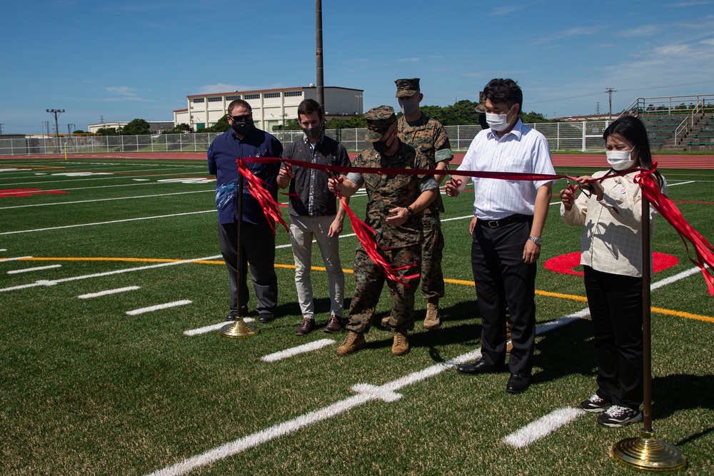 DVIDS Images First Marine Corps AstroTurf field opens on Okinawa
