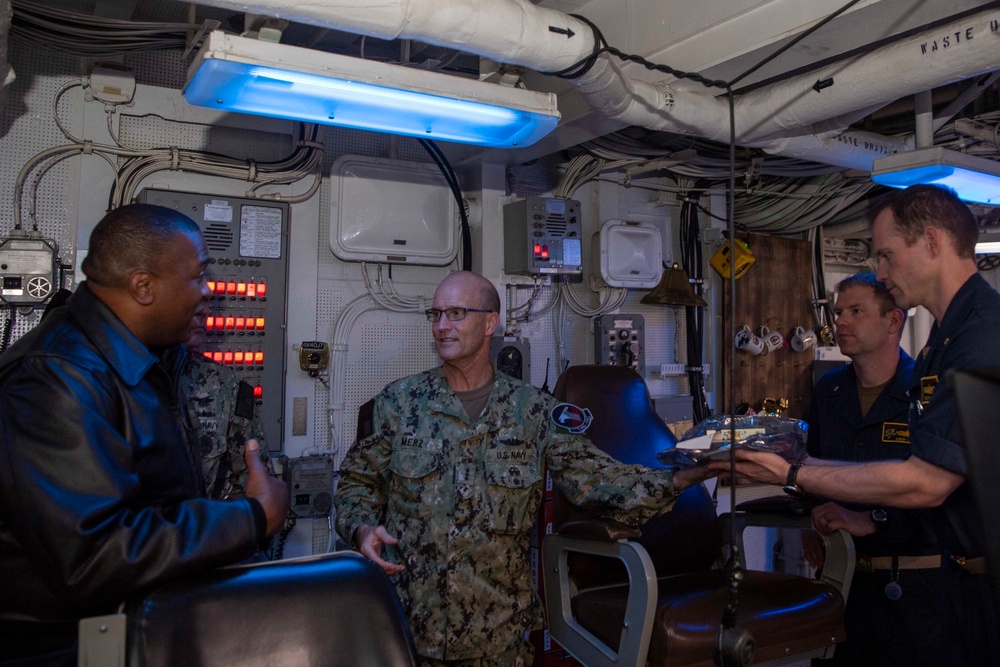 USS Shiloh C7F Merz Visit June 2, 2021