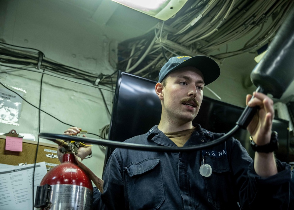 USS Curtis Wilbur Training