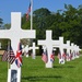 U.S. service members stationed in the U.K. honor the fallen