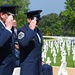 U.S. service members stationed in the U.K. honor the fallen
