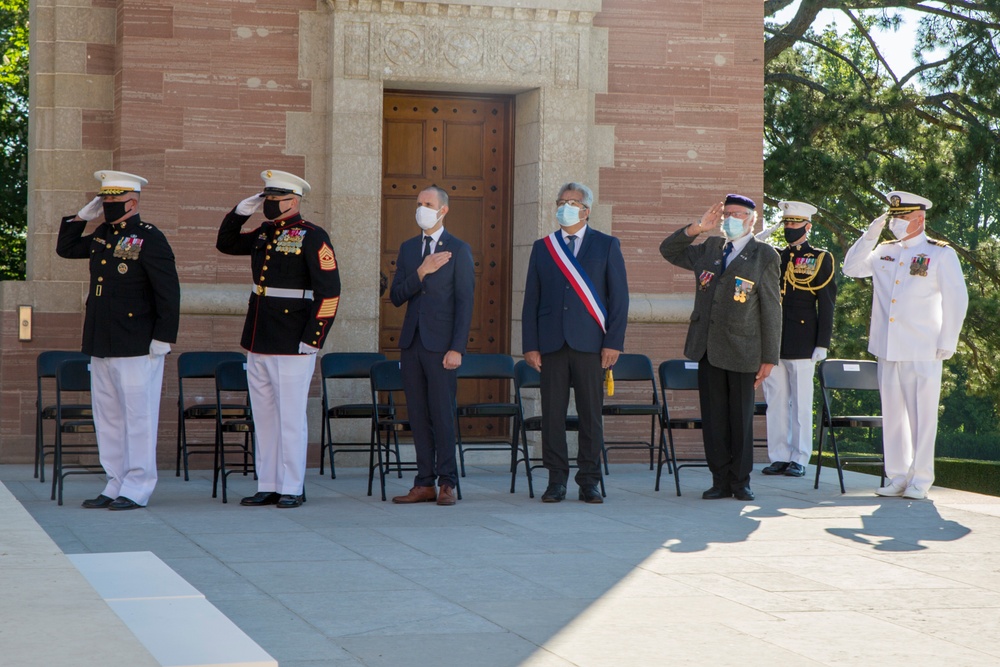 Oise-Aisne 103rd Belleau Wood Ceremony