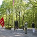 Belleau Wood Iron Mike wreath laying