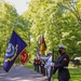 Belleau Wood Iron Mike wreath laying