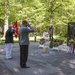 Belleau Wood Iron Mike wreath laying