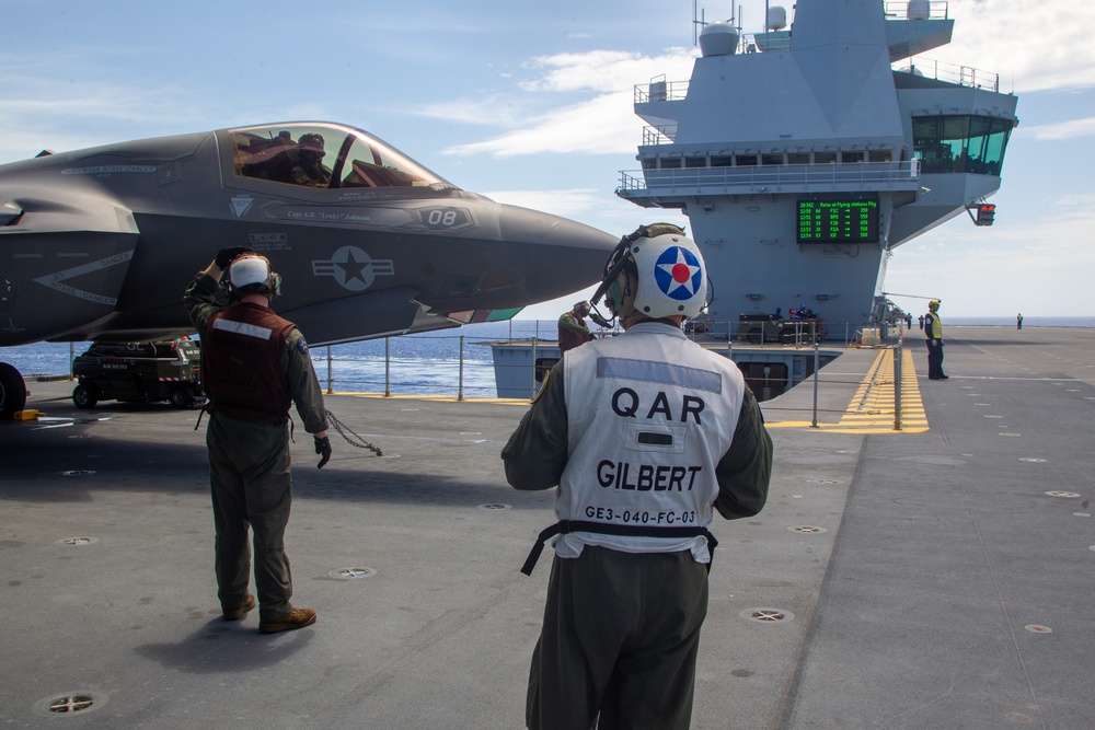 U.S., U.K and French Aircraft Conduct Dual Carrier Operations in Mediterranean Sea