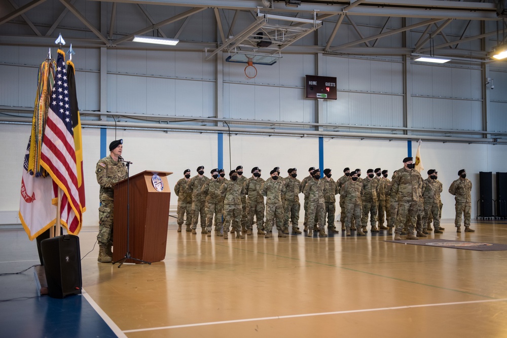 Relinquishment of Command, HHC USAG Benelux
