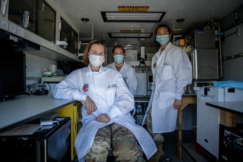 773rd administers mobile COVID testing during Defender-Europe 21