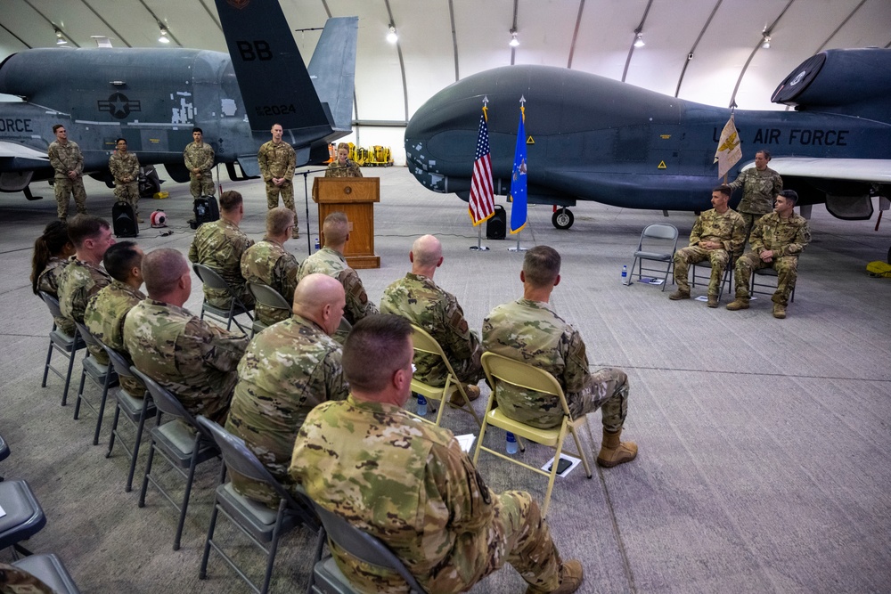 99th Expeditionary Reconnaissance Squadron Change of Command Ceremony