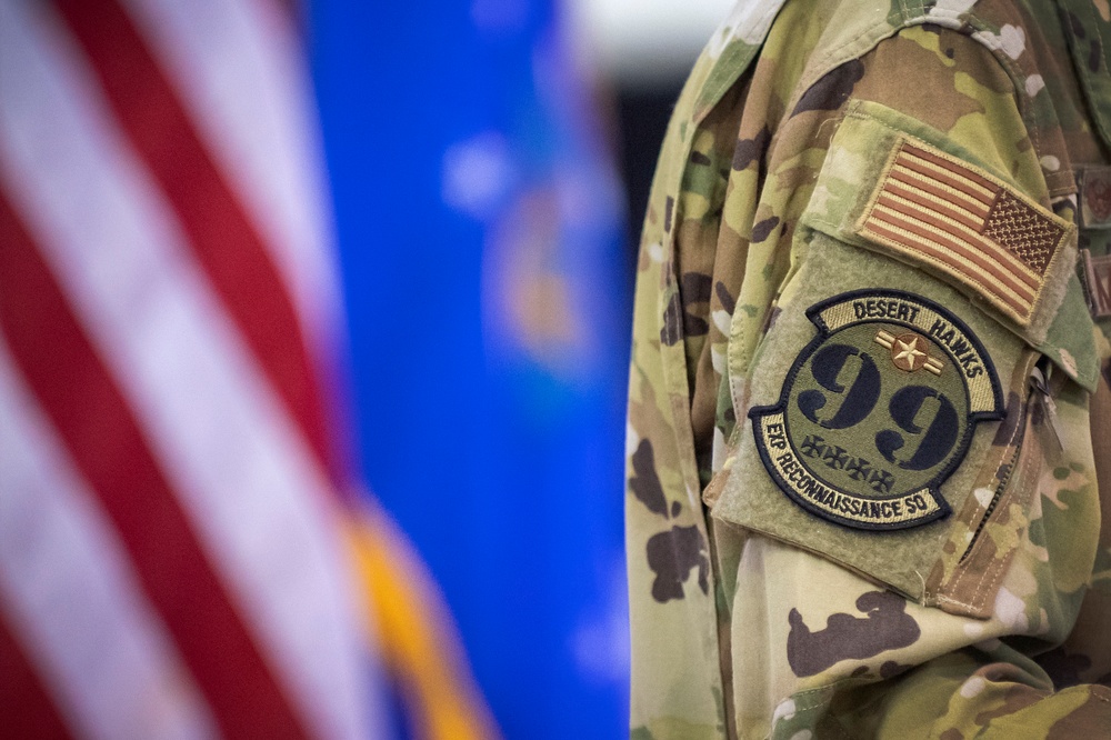 99th Expeditionary Reconnaissance Squadron Change of Command Ceremony