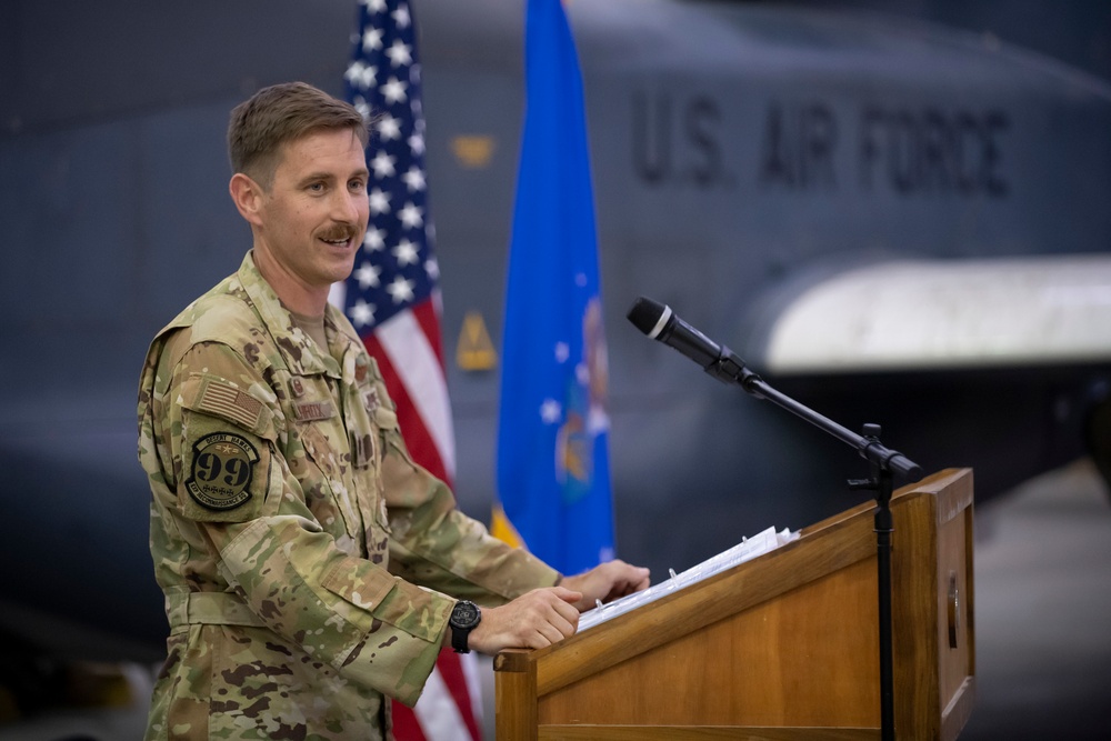 99th Expeditionary Reconnaissance Squadron Change of Command Ceremony