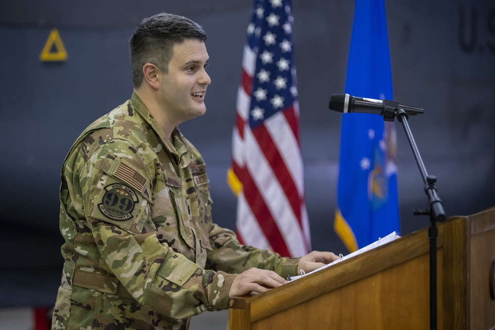 99th Expeditionary Reconnaissance Squadron Change of Command Ceremony